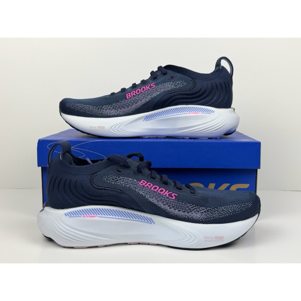 Brooks Adrenaline‎ GTS 25 Running Shoes Women's Size 9 Spellbound/Blue/Pink - Picture 2 of 6